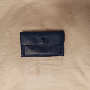 Fossil Blake Blue Leather Cellphone Wallet